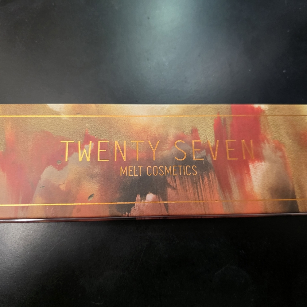 Twenty Seven Eyeshadow Palette by Melt Cosmetics - Warm Orange & Red Tones - Picture 4 of 7